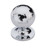 M Marcus Heritage Brass Cabinet Knob Ball Hammered Design 32mm